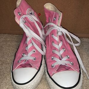 Pink High Top Converse